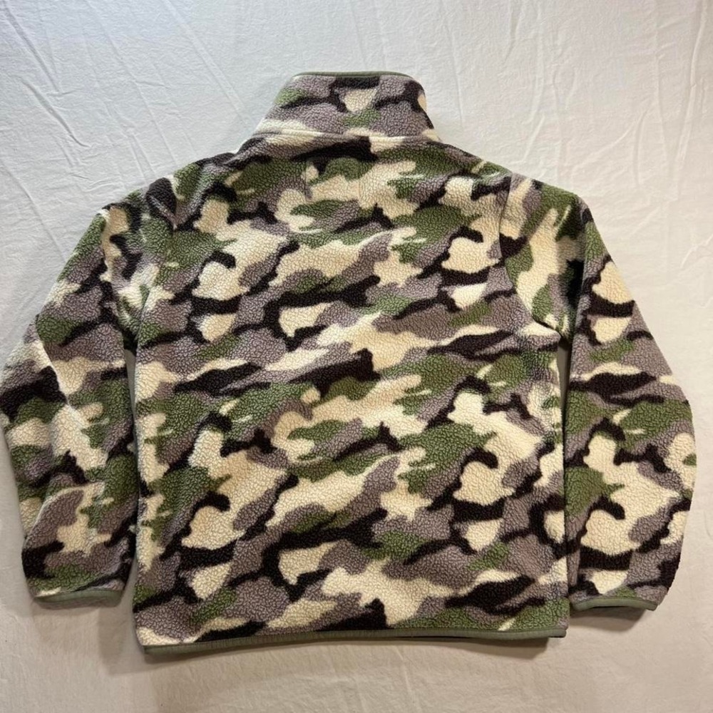 Green and pink billabong camouflage fleece jacket Medium - Picture 8 of 8